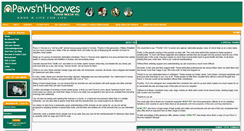 Desktop Screenshot of pawsnhooves.com.au